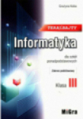 Tera bajty Informatyka dla szkół ponadpodstawowych Zakres podstawowy Klasa III