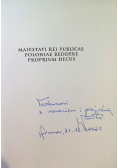 Majestatowi rzeczypospolitej polskiej przywrócić własną chwałę