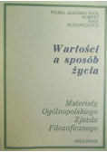 Wartości a sposób życia