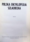 Polska encyklopedia szlachecka Tom III 1935 r.