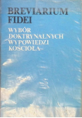 Breviarium fidei Wybór doktrynalnych wypowiedzi Kościoła
