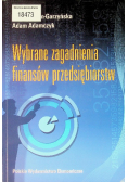 Wybrane zagadnienia finansów przedsiębiorstw