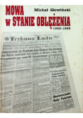 Mowa w stanie oblężenia 1982 - 1985