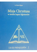 Misja Chrystusa w świetle hapax legomenów