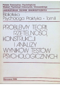 Problemy teorii, rzetelności, konstrukcji i analizy testów psychologicznych