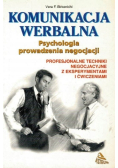 Komunikacja werbalna Psychologia prowadzenia negocjacji