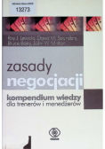 Zasady negocjacji kompendium wiedzy dla trenerów i menadżerów