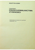 Podstawy przechowalnictwa żywności