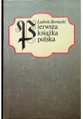 Pierwsza książka polska