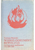Wiersze- dokument rewolucji Antologia poezji socjalistycznej z lat 1880 - 1905