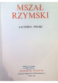 Mszał rzymski łacińsko - polski