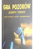 Finder Joseph - Gra pozorów