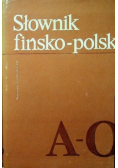 Słownik fińsko polski Tom I
