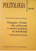 Hiszpania i Polska: elity polityczne w okresie przejścia do demokracji.