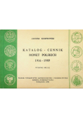 Katalog Cennik Monet Polskich 1916 - 1989