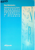 Pedagogiczna diagnoza specyficznych trudności