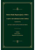 Dekret Rady Regencyjnej z 1918 r.