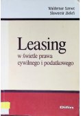 Leasing w świetle prawa cywilnego i podatkowego