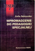 Wprowadzenie do pedagogiki specjalnej