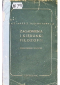 Zagadnienia i kierunki filozofii 1949 r.
