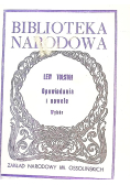 Tołstoj Opowiadania i nowele