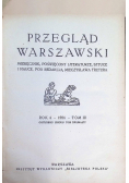 Przegląd Warszawski Tom 3 1924 r.