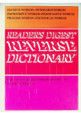 Readers Digest Reverse Dictionary