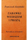 Zabawki wierszem i prozą