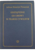 Odstąpienie od umowy w prawie cywilnym