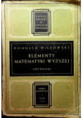 Elementy matematyki wyższej 1947 r.