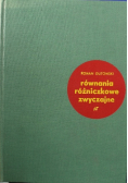Równania różniczkowe zwyczajne