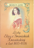 Listy Elizy z Branickich Krasińskiej z lat 1835 - 1976