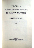 Źródła biograficzno bibliograficzne do dziejów medycyny
