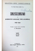 Chrześcijaństwo a przedstawiciele nowoczesnej wiedzy przyrodniczej 1909r.