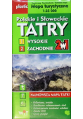 Mapa turystyczna Tatry Polskie i Słowackie