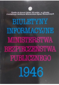 Biuletyny informacyjne Ministerstwa Bezpieczeństwa Publicznego 1946