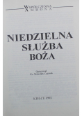 Niedzielna służba boża