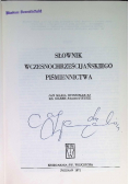 Słownik wczesnochrześcijańskiego piśmiennictwa Tom II