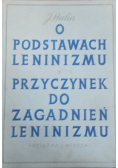 O podstawach leninizmu