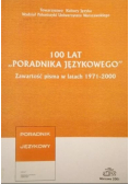100 Lat Poradnika językowego