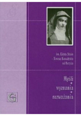 Stein Myśli wyznania rozważania