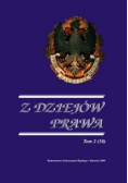 Z dziejów prawa Tom III 11