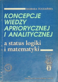 Koncepcje wiedzy Apriorycznej i analitycznej