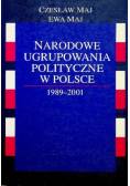 Narodowe ugrupowania polityczne w Polsce 1989 - 2001