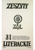 Zeszyty Literackie Tom 31