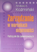 Zarządzanie w warunkach niepewności