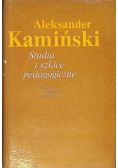 Studia i szkice pedagogiczne