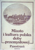 Miasto i kultura polska doby przemysłowej Przestrzeń
