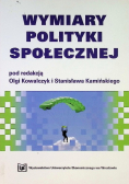 Wymiary polityki społecznej