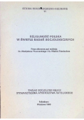 Religijność Polska w świetle badań socjologicznych